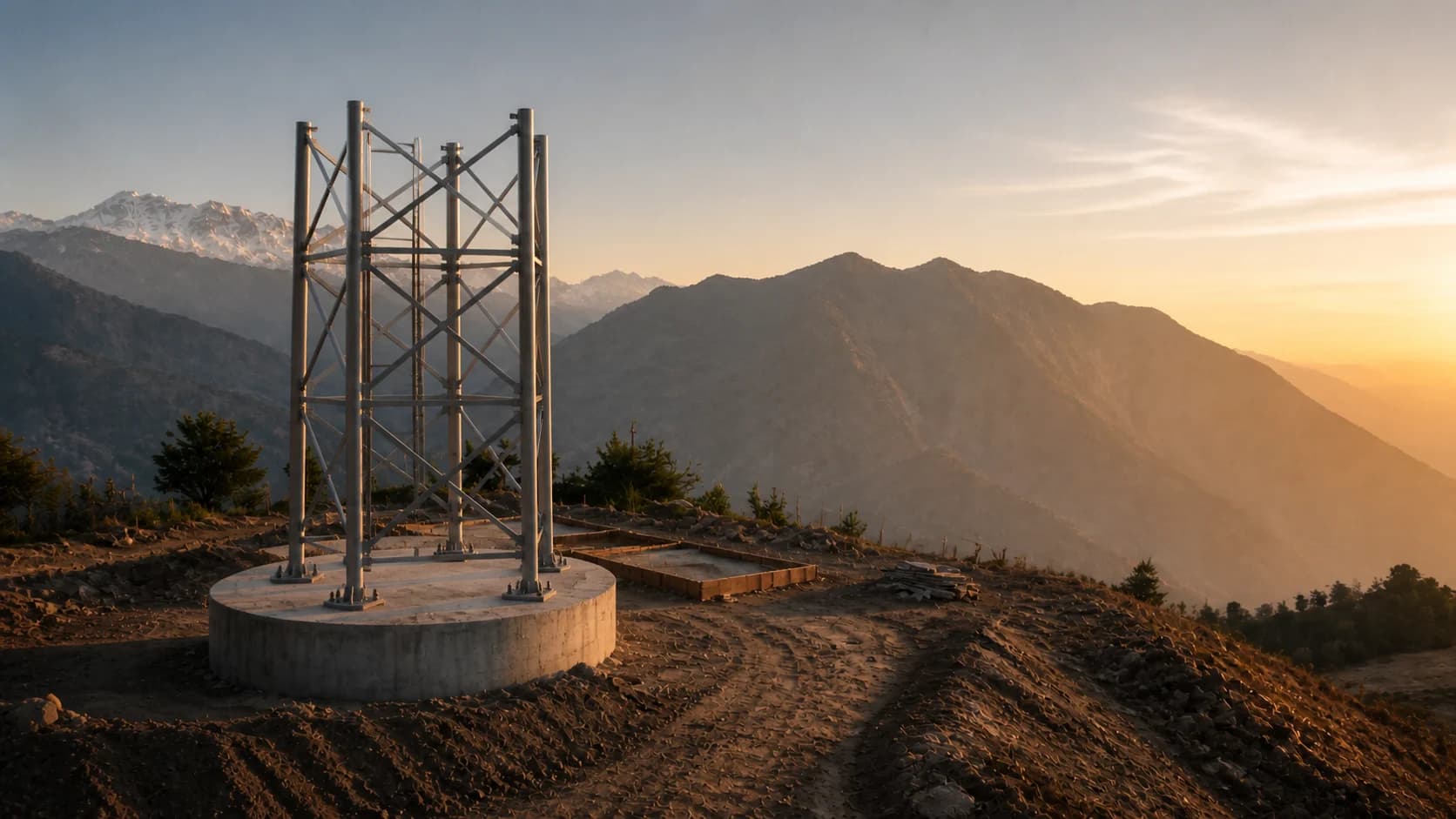 Telecom tower erected in Nepal