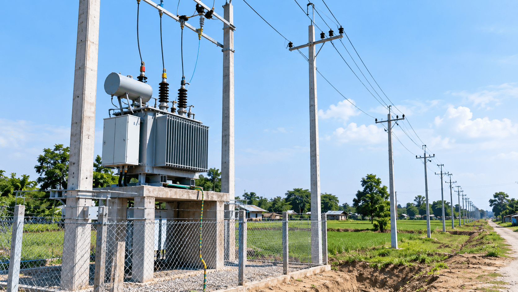 Electrical distribution infrastructure installation